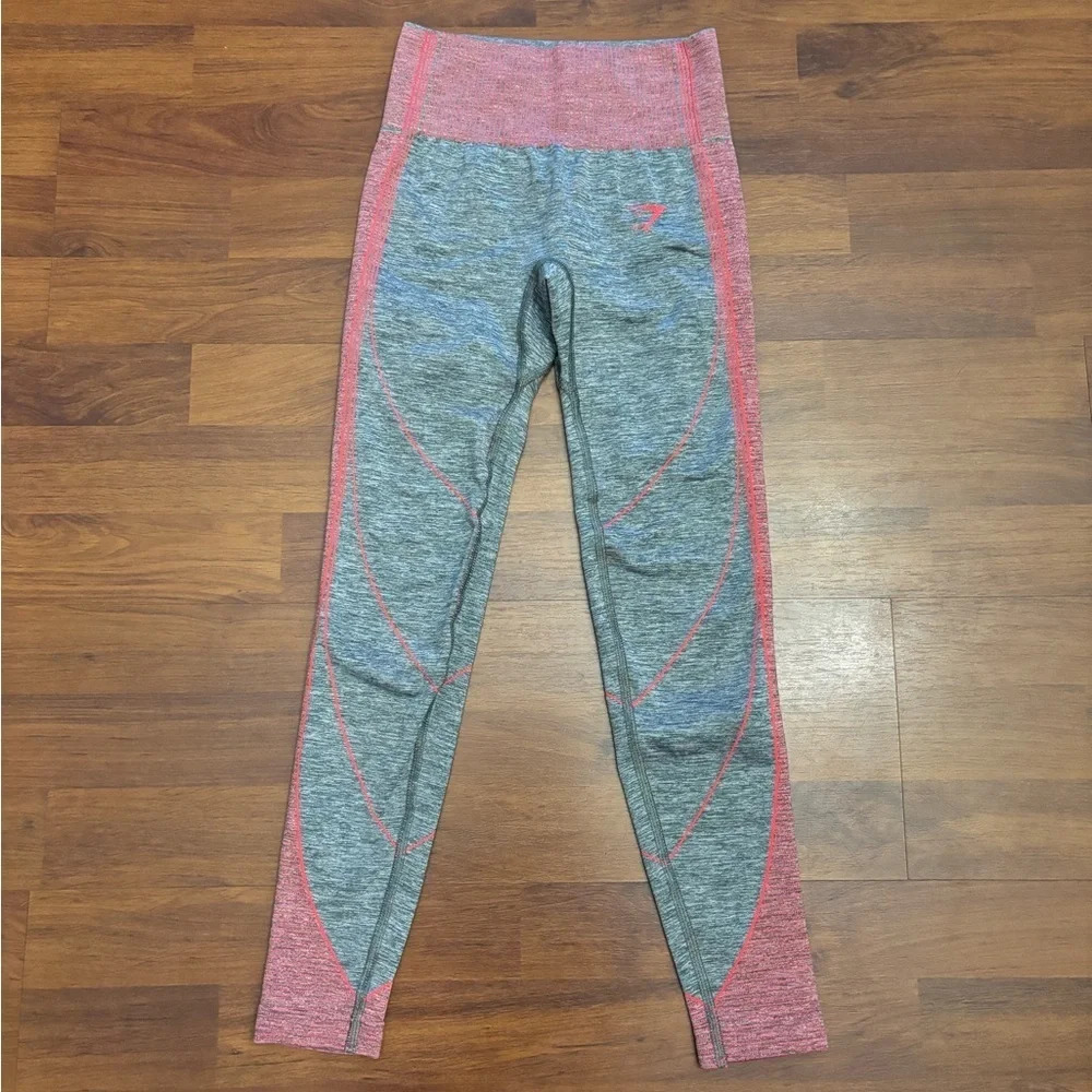 Gymshark Hyper Activity High Waist Seamless 22” Inseam Ankle Leggings Size XS